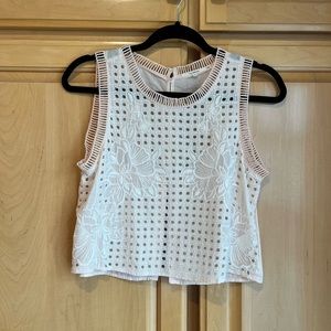 Tularosa Cropped Light Pink Top